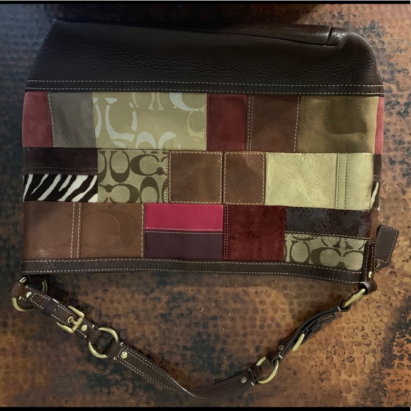 Coach Patchwork Tote Bag/Purse - Picture 2 of 4